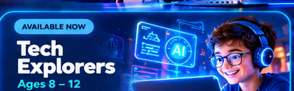 Premium animated Tech Explorers artwork