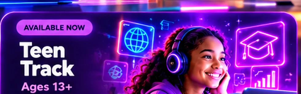 Premium animated Teen Track artwork